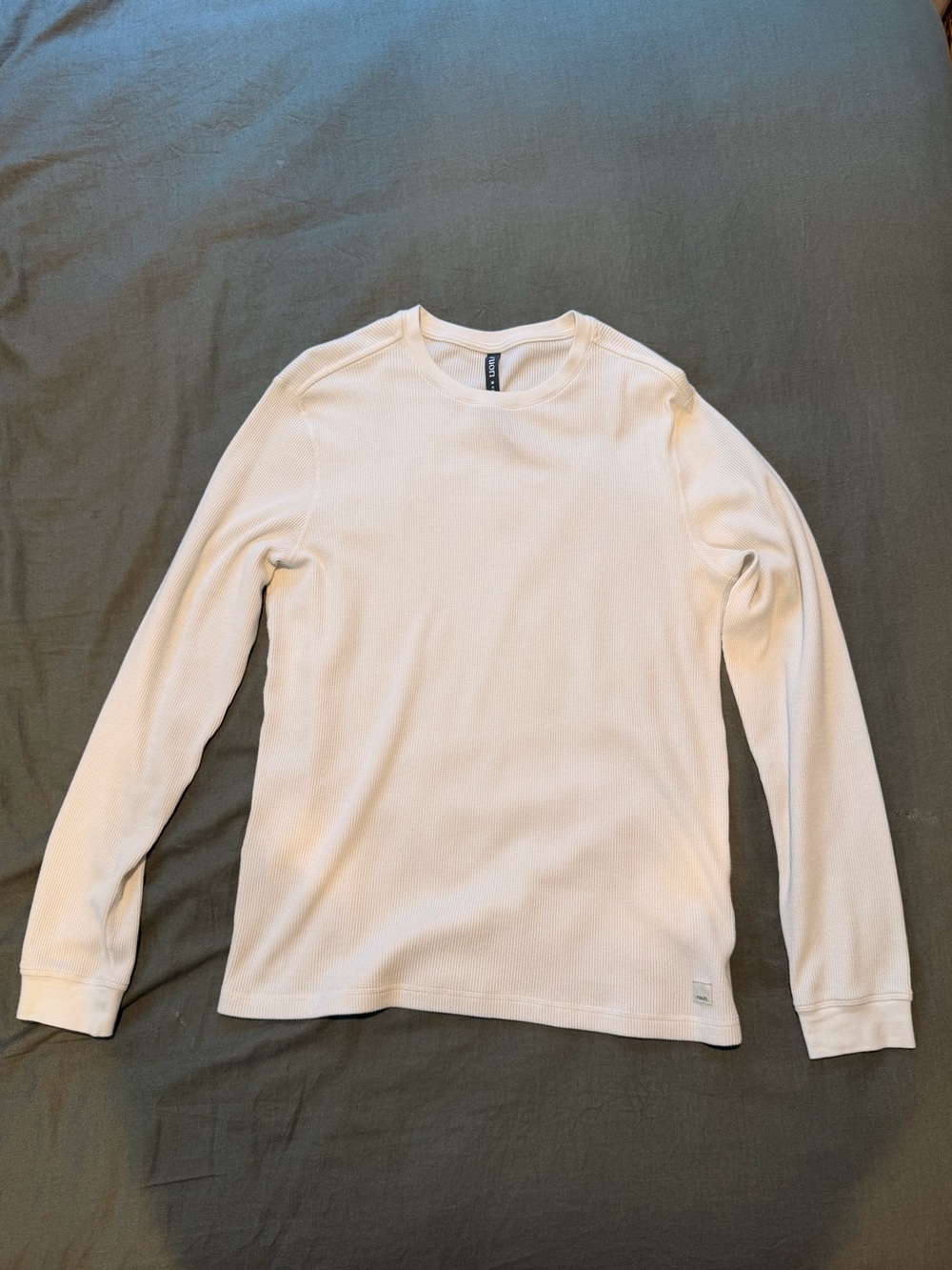 Vuori waffle crew marshmallow brand new